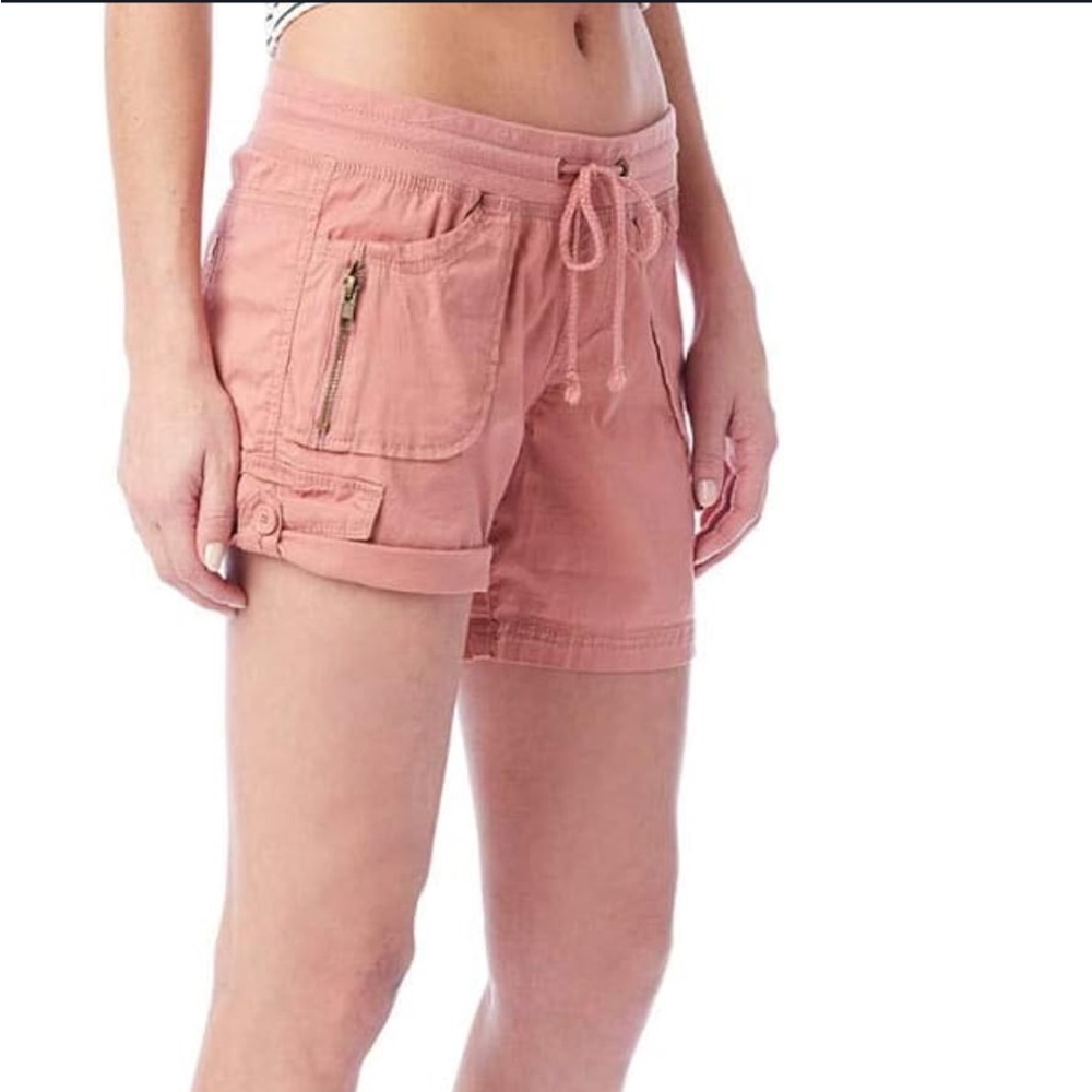 UNIONBAY Women's Cargo Shorts in Dusty Rose